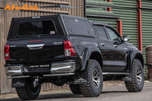 Load image into Gallery viewer, Alucab Explorer Canopy to suit Toyota Hilux Revo SR5 2016 onwards DC Black Smooth Frd AC-C-D-TH16-E-BS