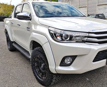 Load image into Gallery viewer, Ultra Matte Unpainted Hilux 2015 - July 2018 Wide Body Fender Flares unpainted (COLOUR CODING AVAILABLE ON REQUEST) FF-HLXWB-6P-UNP