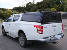 Load image into Gallery viewer, Alucab Explorer Canopy to suit Mitsubishi Triton DC 16 Black Smooth Frd AC-C-D-MI16-E-BS