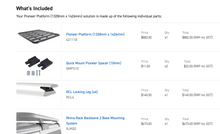 Load image into Gallery viewer, RHINO RACK Pioneer Platform (1328mm x 1426mm) JEEP WRANGLER JK 2 DOOR (PLATFORM) JA8330