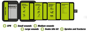 65 Piece Small Fold Out First Aid Kit (Includes snake bite kit) IFAK002