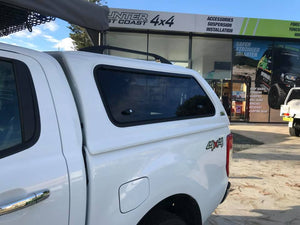 Ford Ranger and Mazda BT50 2012 onwards (includes 5/2018 facelift) - ABS Plastic Canopy with central locking - Magnetic Grey (WVQ) CANOPY010-M