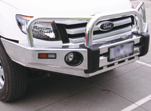Load image into Gallery viewer, Polished Alloy Bull Bar - Ford Ranger PX BBA038
