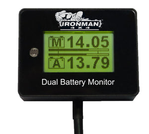 12V Digital Battery Monitor (Suits single and dual battery setups) IDBM001