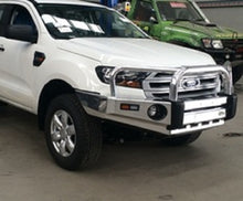 Load image into Gallery viewer, Polished Alloy Bull Bar - Ford Ranger PXII/Everest (With or Without Tech Pack) BBA054

