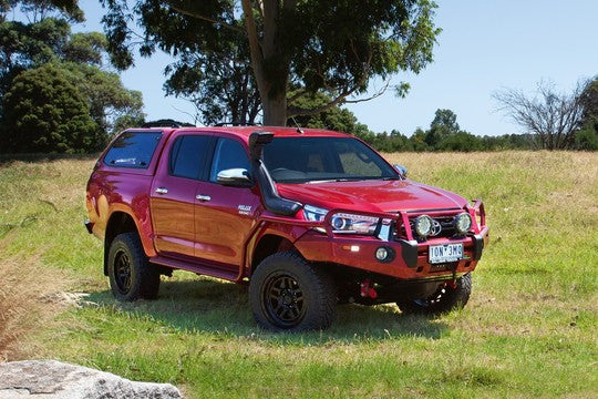 Deluxe Commerical Bull Bar - Toyota Hilux Revo facelift 5/2018 onwards (Suits Wide Body Models Only - Hi-Rider 4x2/Dual Cab 4x4/Extra Cab 4x4 Workmate SR and SR5) BBCD065