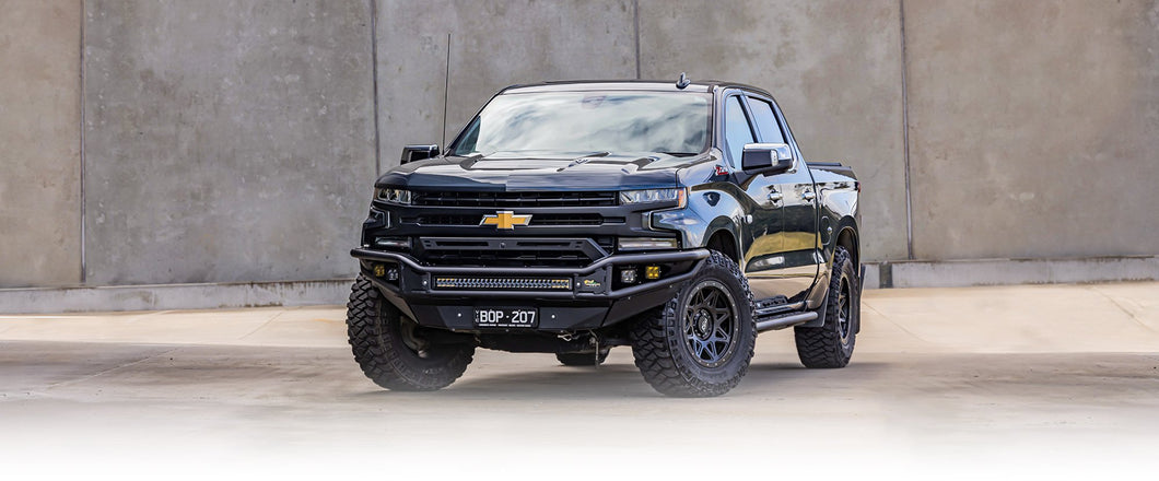 Raid Tube Steel Bull Bar to suit Chev Silverado 2019 onwards BBR087E
