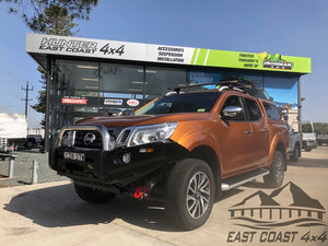 Proguard No Loop Bull Bar - Nissan Navara NP300 2015 onwards - Wide Body (Series 1 and 2 require the addition of heavy duty front coil springs - Australia only) and Renault Alaskan (Thai Built only) BBT048-NL