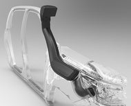 Snorkel to suit Isuzu D-Max 8/2019 onwards ISNORKEL074