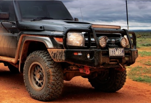 L79 Rear Step Premium Side Steps 60.3mm Tube - Landcruiser 79 series (V8 TD Single C ...