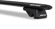 RHINO RACK Vortex SX Black 2 Bar Roof Rack LANDCRUISER 200 (CLAMP FACTORY RAIL) JA9143
