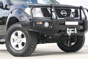 Deluxe Commercial Bull Bar - Nissan Navara NP300 2015 onwards/ Pathfinder R51 (Recessed Line in OE Bumper Bar and Thai Built vehicles with Smooth Bumper) BBCD012