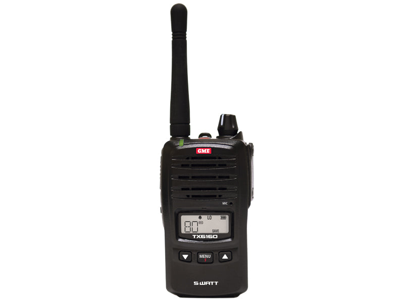 5/1 Watt IP67 UHF CB Handheld Radio TX6160X