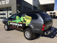 Toyota Hilux Vigo 3/2005 to 9/2011 and Facelift 10/2011 to 2015 - ABS Plastic Canopy - Pre-Primed - A Deck (RRP includes colour coding) CANOPY001-P