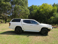 Mitsubishi MQ Triton - Fibreglass Canopy - White Solid (W32) CANFIBRE050-WS