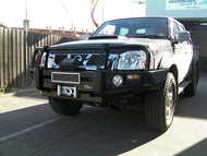 Deluxe Commercial Bull Bar - Nissan Navara D22 2002 onwards BBCD013