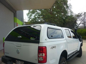 Holden Colorado RG 2012 to 10/2016 - ABS Plastic Canopy with central locking - Summit White (GAZ)  CANOPY019-SW